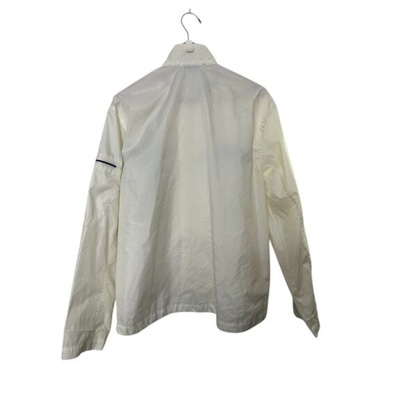 Vintage Nike Windbreaker Jacket & Pants Tracksuit Windsuit White Blue M 8/10 - Picture 5 of 13